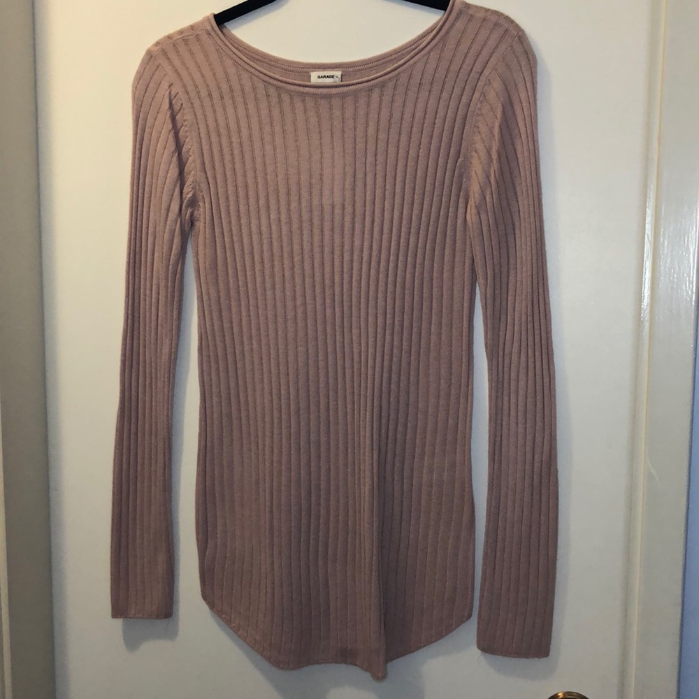 GARAGE | Pink Blush Semi-Fitted Sweater Tunic